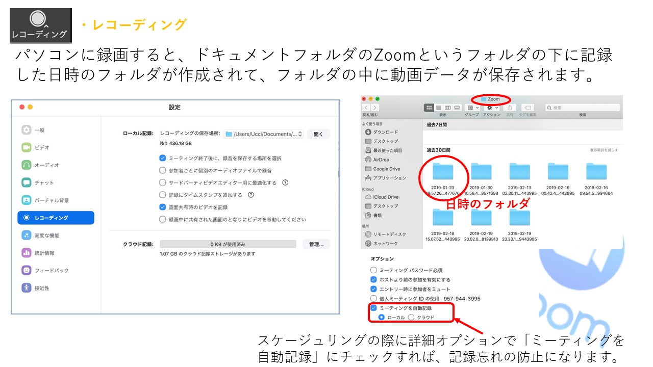 Zoomをパソコンに録画する場合のオプション設定について 集客苦手でも30 50人を安定集客 Zoom集客 の学校