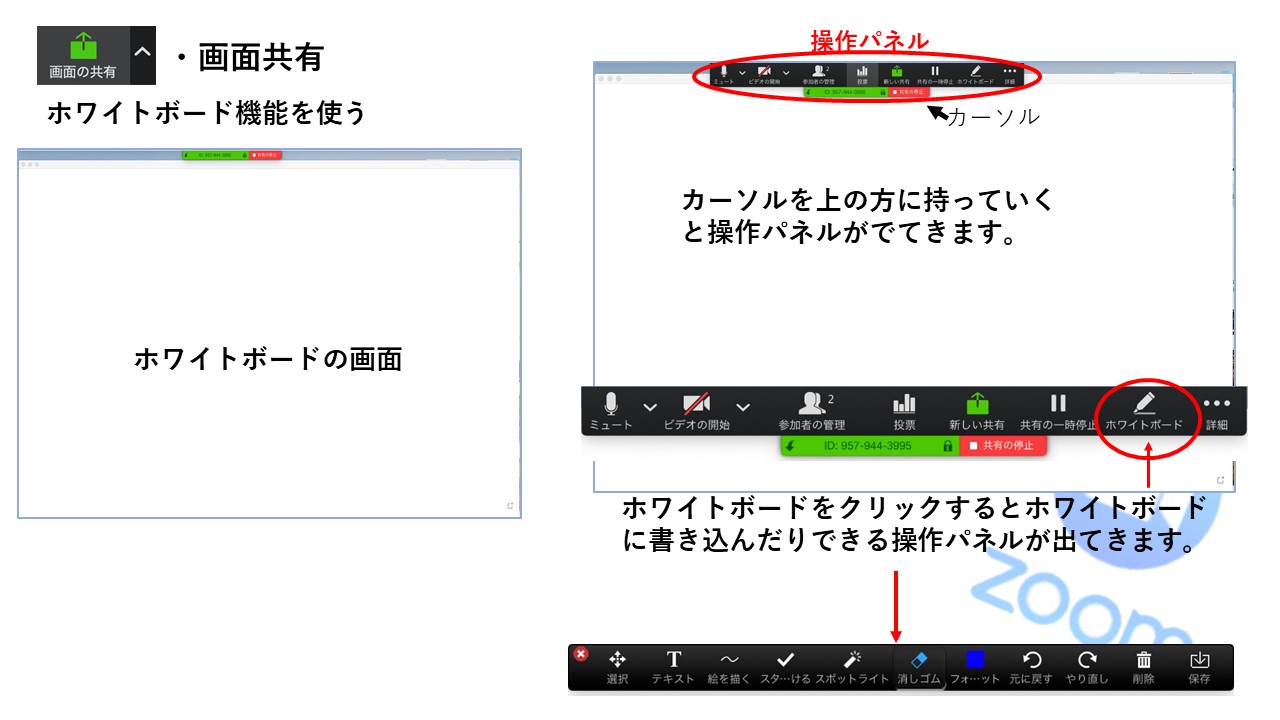 Zoomの ホワイトボードの使い方 について教えてください 集客苦手でも30 50人を安定集客 Zoomセミナー集客満席法