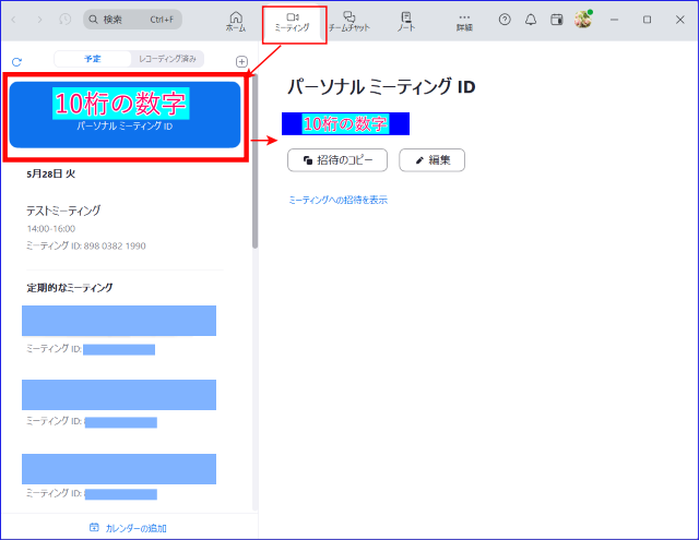 ZoomPMI表示