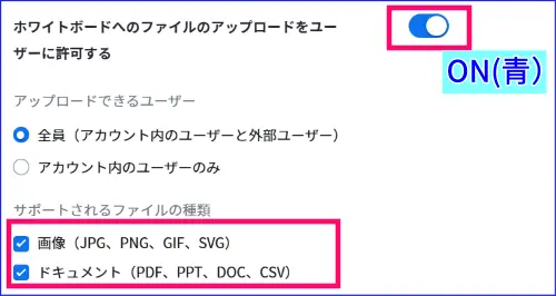 Zoom新ホワイトボード設定